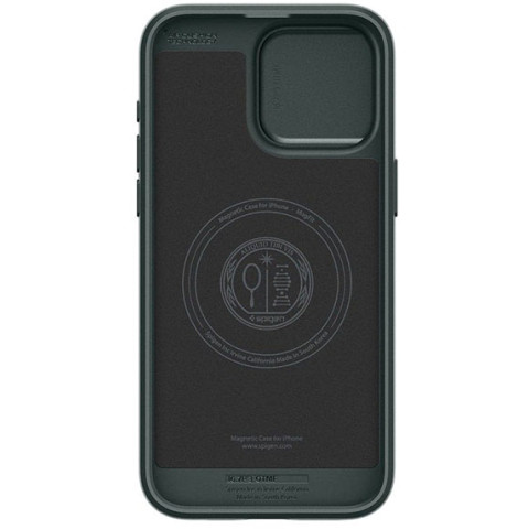 Чохол Spigen для Apple iPhone 15 Pro Max Optik Armor MagFit Abyss, Green