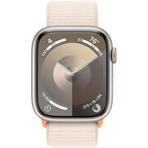 Смартгодинник Apple Watch Series 9 GPS 45mm Starlight Aluminium Case with Starlight Sport Loop